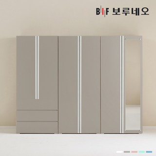 보루네오 타키 FF세트 장롱 2400, 그레이 색상