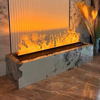 대형 불멍가습기 벽난로 무드등 3D 가짜불, 자동 800mm x 240mm