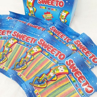 SWEETO 스위토 레인보우 벨트 젤리 80g (터키), 1개