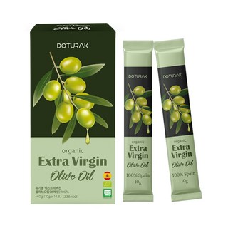 유기농 엑스트라버진 올리브오일 10g x 14포 1박스, 14개, 10ml