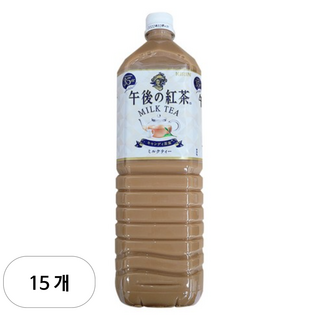 기린 오후의 홍차 밀크티, 1.5L, 15개