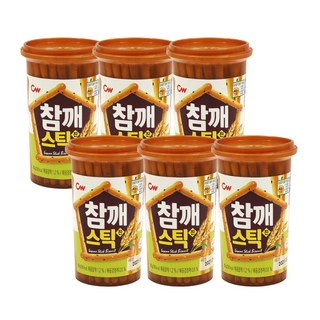 너만아는과자점 CW 청우 참깨스틱 85g x 6개 군것질 간식