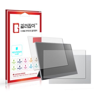 [길라잡이] LG 그램 +view 2세대 저반사 지문방지 액정보호필름 2매 + 후면 1매, 1개