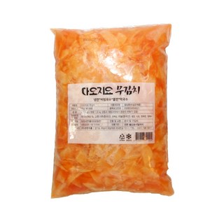 다오 냉면 무김치 2.5kg 식당용 기본반찬 냉면용 냉면재료 무절임 김치 반찬용, 1개