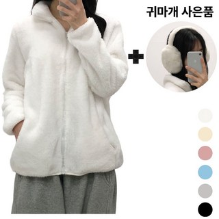 카라샵 남녀공용 도통 후리스 집업 플리스 자켓