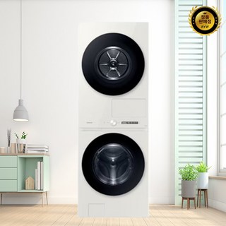 삼성전자 비스포크 그랑데 AI 원바디 Top Fit 세탁기 + 건조기 WF2117HCVVC 21kg + 17kg 방문설치, WF2117HCEEC (그레이지 색상), 그레이지