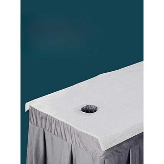 일회용 침대 보 시트 방수 병원 마사지 얼굴 구멍, 50개