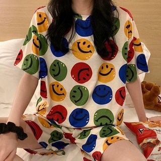 44/55 ~ 66/77 18종류 여성잠옷 반팔+반바지 잠옷 주니어 파자마 원피스 실내복 홈웨어 수면잠옷 가디건 잠옷 까미샵