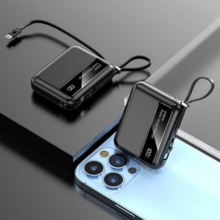 66W 고속 충전 20000mAh 대용량 보조 배터리 휴대용 항공 규정 준수, 검정색
