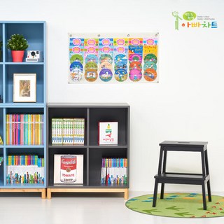 아트박스/아빠차트 아빠차트 NB3 CD DVD 수납 노출 아이보리 1개 상품 이미지