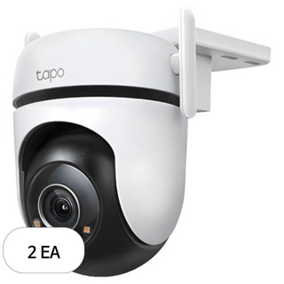 타포 4MP 고화질 회전형 듀얼 안테나 WiFi CCTV 실외용 유선, Tapo C520WS, 2개