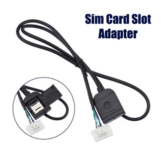 SIM 카드 슬롯 어댑터 라디오 멀티미디어 GPS 4G 20 핀 케이블 커넥터 자동차 액세서리 와이어 교체 부품, 1개