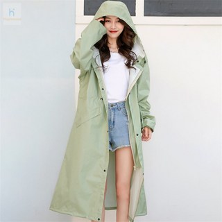 해피메이플우드 바람막이 레인코트 XL 민트 등산우비