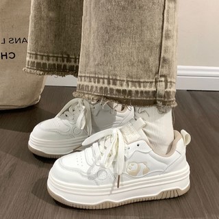 POMTOR 여성 데일리 캐주얼 플랫슈즈 판다 디자인 스니커즈