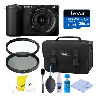소니 ZV-E10M2 + 16-50 II 블랙 +256GB+카메라가방+UV필터+CPL필터+악세사리 패키지