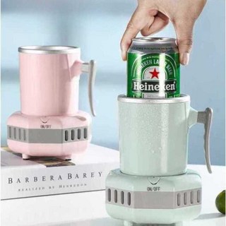 맥주 냉각기 전기 쿨러 사용 모습