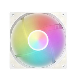 브라보텍 BRAVOTEC X120 ARGB 리버스 시스템 케이스 쿨러 (화이트), 1개, 화이트