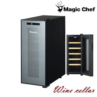 매직쉐프 12병 와인셀러 MEW-12DB, 블랙