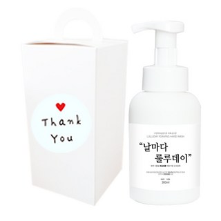 룰루데이 핸드워시 손잡이상자 완포장 답례품, 1개, 300ml