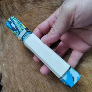 팔각형 손잡이 반제품 나이프 핸들 주방 도구, 1개, 1. Handle-H