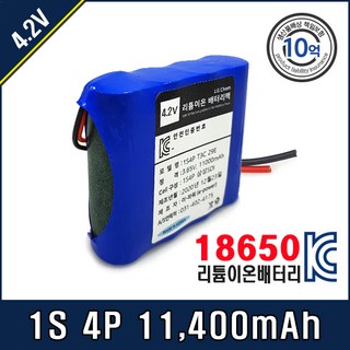 삼성 SDI 18650 배터리팩 1S4P T3C 29E [4.2V] – 1개 18650배터리팩 1s3p