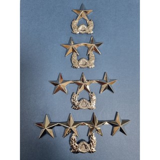 장군계급장, 준장계급장와 같은 다양한 경감계급장