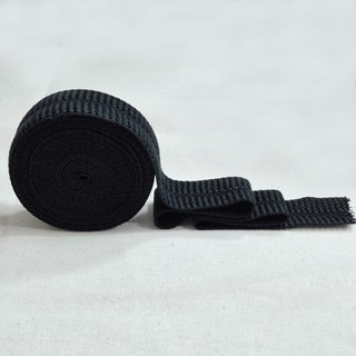 니트 바이어스 울바인딩 테이프 4yard (360cm), 블랙, 1개