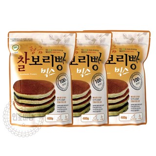 황금 찰보리빵믹스 (경주찰보리빵), 3개, 400g