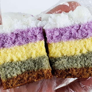 잇츠떡 무지개떡 백설기 맛집 개별포장 부모님 간식 답례 선물, 82g, 10개
