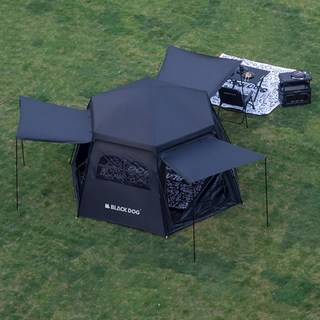 블랙독 캠핑 자동 텐트 육각형