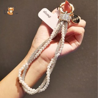 밍크핀 진주 큐빅 스트랩 이미지