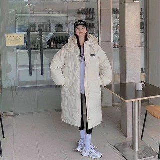 Bersdnor 롱 패딩 헐렁헐렁 여성 롱 패딩 보온
