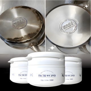 스텐 연마제 – 찌든 때, 탄 냄비, 기름때 및 물때 제거 만능 클리너 350g 하나로싹만능클리너 스텐 연마제 – 찌든 때, 탄 냄비, 기름때 및 물때 제거 만능 클리너 350g 하나로싹만능클리너