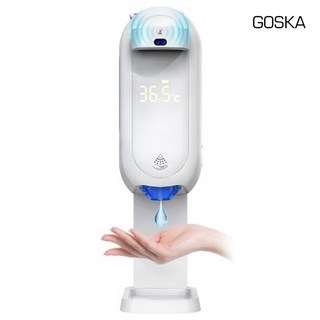 비접촉 음성안내 온도측정 자동 손소독기 발열체크기 디스펜서 GOSKA L5 PLUS 상품 이미지