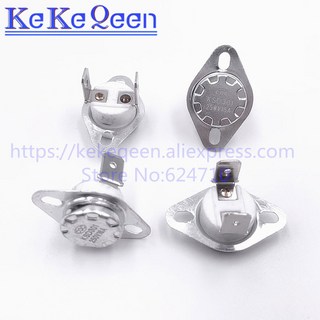 KSD301 250V 10A/16A 40 45 50 55 60 65 70 75 80 85 90 95 ~ 130 섭씨 90 도 각도 피트 정상 닫힘 열 제어 스위치, 50 Degc, 16A Normally Close, 1개