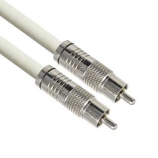 마하링크 국산 고급형 RCA 5C 동축 케이블 화이트 5M MLZ-WCC050, 1개