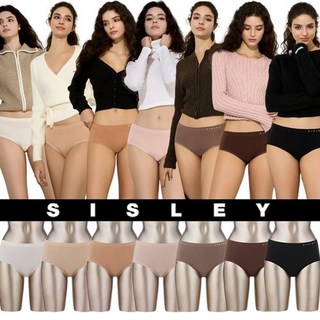 시슬리 (44부터 88까지! 원사이즈) 실크블렌드 누디 팬티 7종 패키지