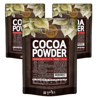 colorfood 코코아 파우더, 3개, 1개입, 300g