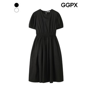 GGPX 허리 밴딩 퍼프 원피스 GP4OP077F