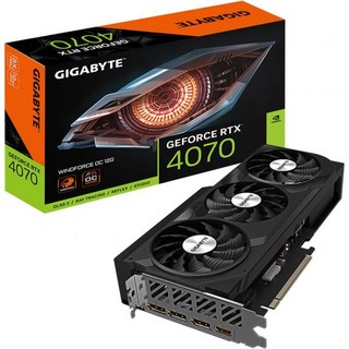 기가바이트 RTX 4070 WINDFORC OC 12G 사용 모습