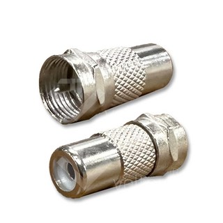 BNC젠더 RF커넥터 RCA 연장 변환젠더 CCTV중계기 안테나잭 TV잭 BNC, SJ0023_RF(M)-RCA(F) 변환젠더, 1개
