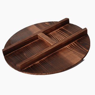 가마솥 무쇠솥 나무 밥솥 업소 나무뚜껑 냄비 압력 주물 화로 소형 가정용 전골 33cm, 1개