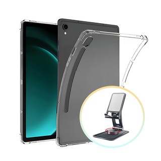 갤럭시탭S10 울트라 X920 에어백 범퍼 케이스+360도 거치대, 1개