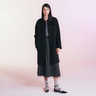 [백화점 출고] 올리브데올리브 싱글 핸드메이드 하프 코트 OW4XH0230