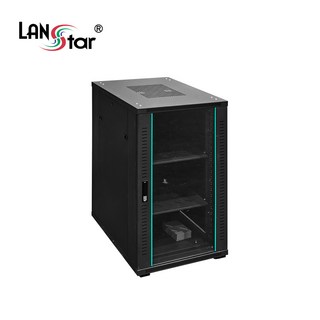 랜스타 22U 허브랙 검정 1200x800x600 LS-1200HB, LS-1200HB 허브랙, 1개
