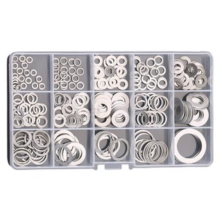 스텐 평와샤 15종 세트 260pcs 304재질 M3-M20 두께 1mm, 1개