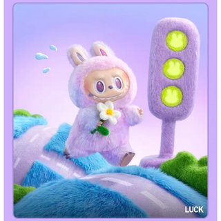 [중국 직송] 라부부 키링 인형 팝마트 마카롱 시리즈 인형 피규어 3세대 가방걸이 라부부/미니 키링 50개 증정 조기마감될 수 있음, 브라색, 1개