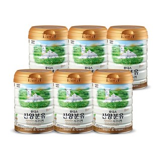 후디스 산양분유 시그니처 800g 2단계 6캔, 6개