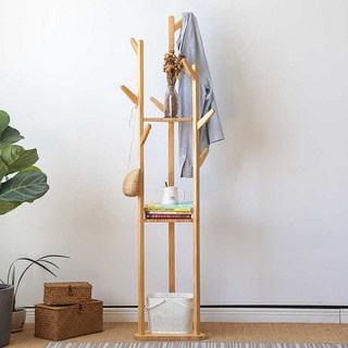 모서리 행거 옷걸이 코너 틈새 행거 스탠드 이동식 선반 조립식 공간활용, 베이지