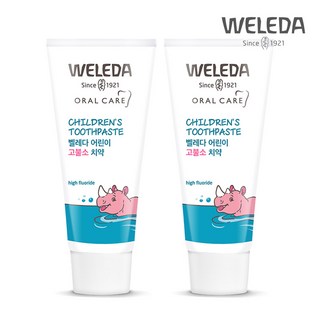 벨레다 고불소 어린이치약, 60g, 2개